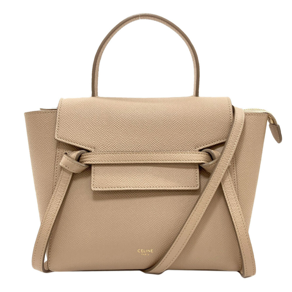 Celine Belt Bag Nano 2-Way Handbag Calfskin Women's CELINE